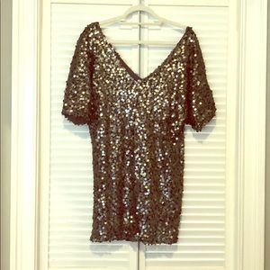 Forever 21 sequin tshirt dress